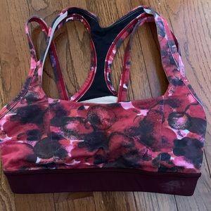 Lululemon floral sports bra